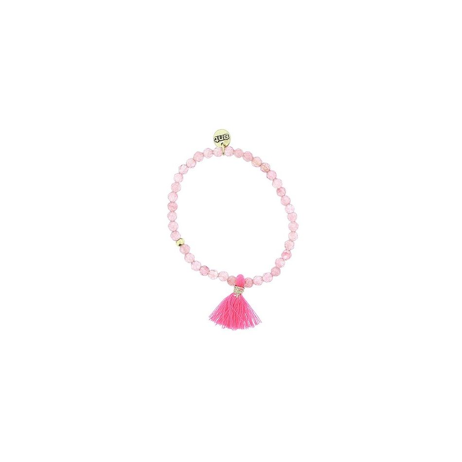 FRINGED FACETED BEADS BRACELET