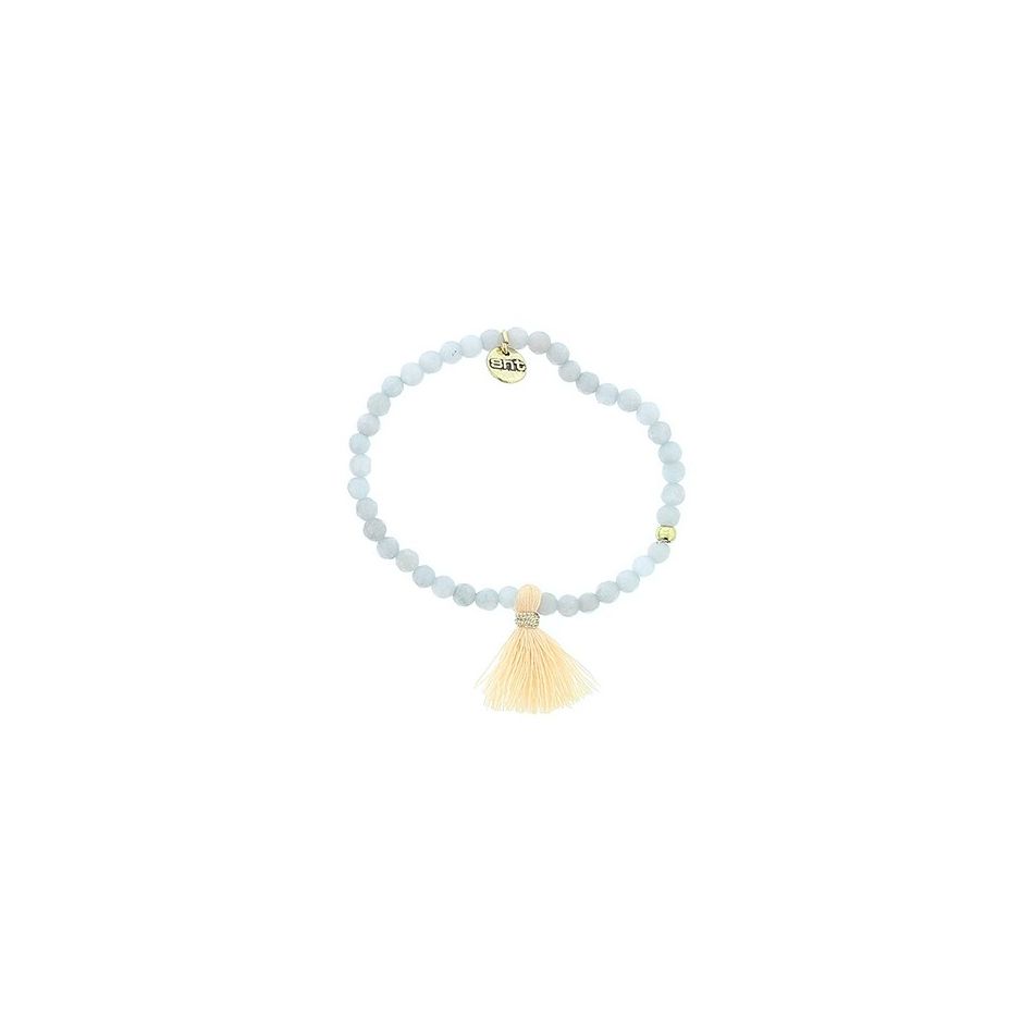 FRINGED FACETED BEADS BRACELET