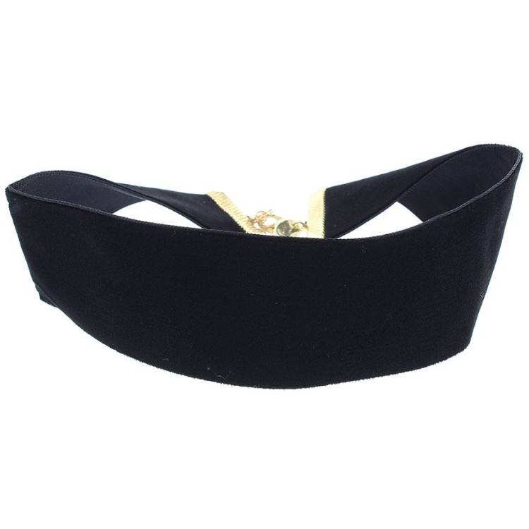 WIDE VELVET CHOKER 4CM 2