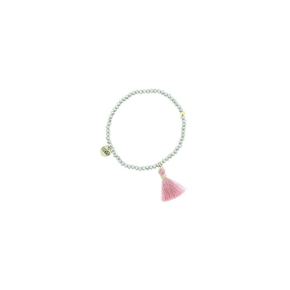 FRINGED FACETED BEADS BRACELET