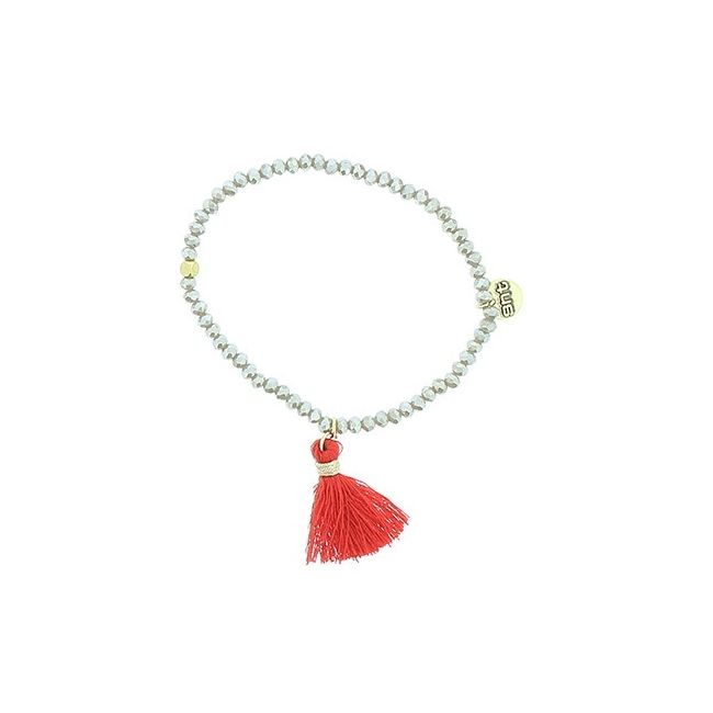 FRINGED FACETED BEADS BRACELET