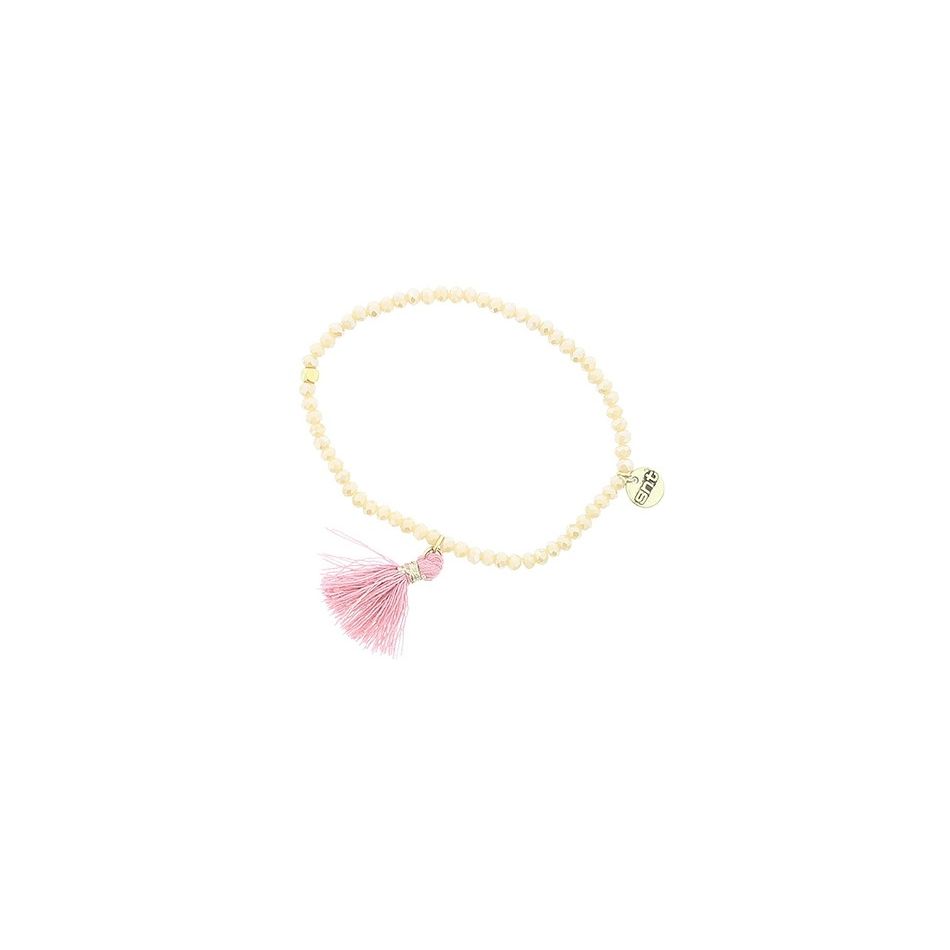 FRINGED FACETED BEADS BRACELET