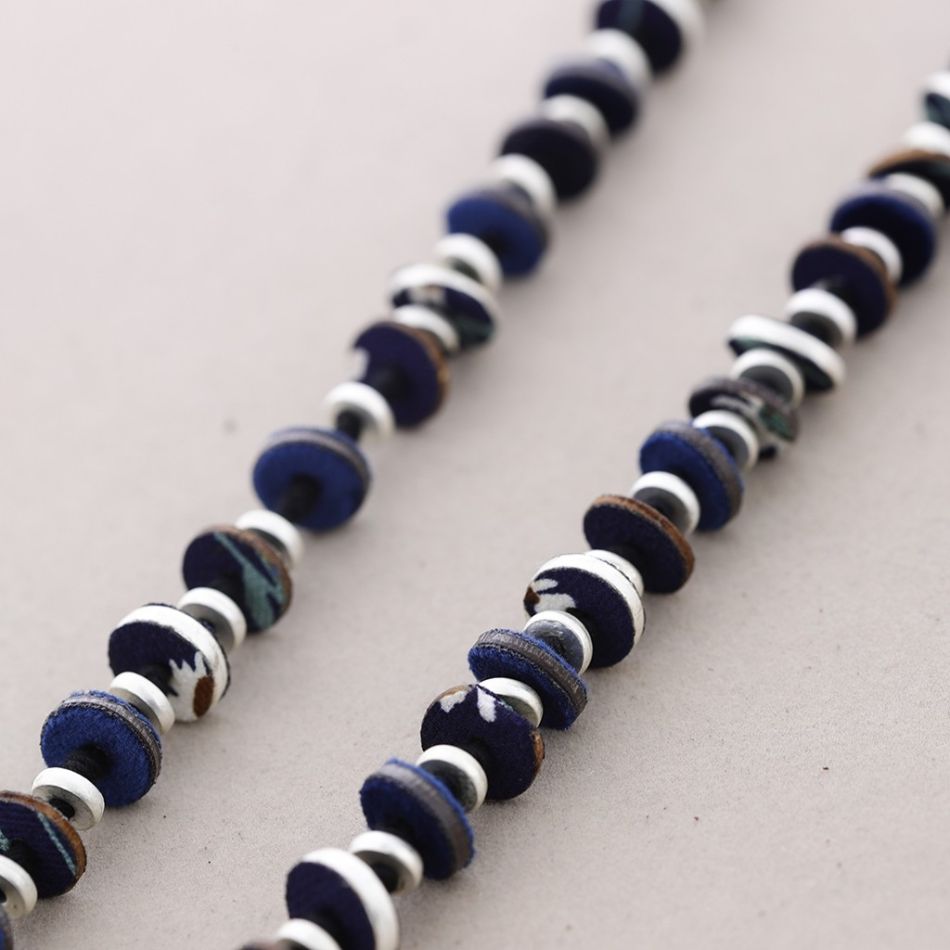 LONG SUEDE LEATHER NECKLACE