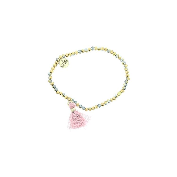 FRINGED FACETED BEADS BRACELET 2