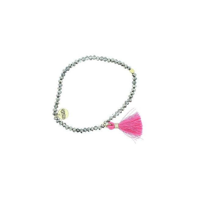 FRINGED FACETED BEADS BRACELET
