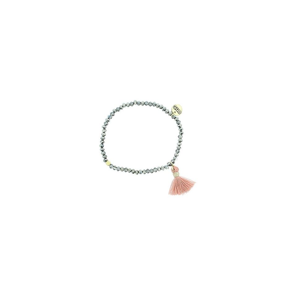 FRINGED FACETED BEADS BRACELET