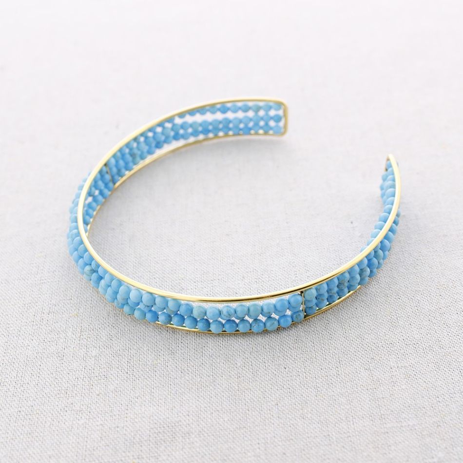CHOKER ACERO AJUSTABLE PIEDRAS