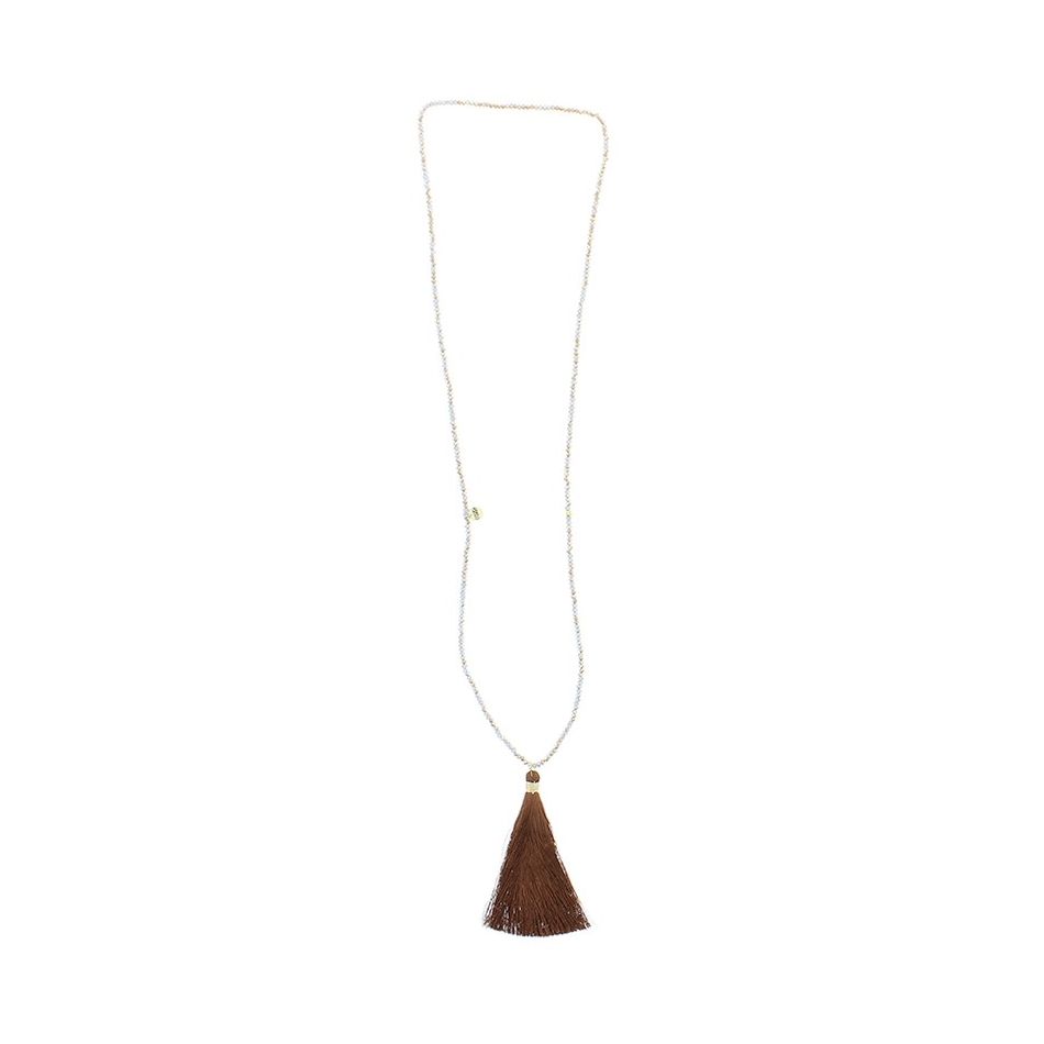 LONG PENDANT NECKLACE FRINGE