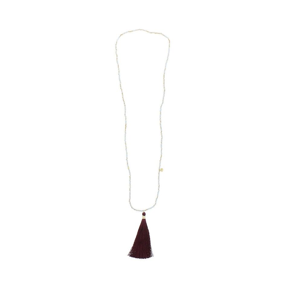 LONG PENDANT NECKLACE FRINGE