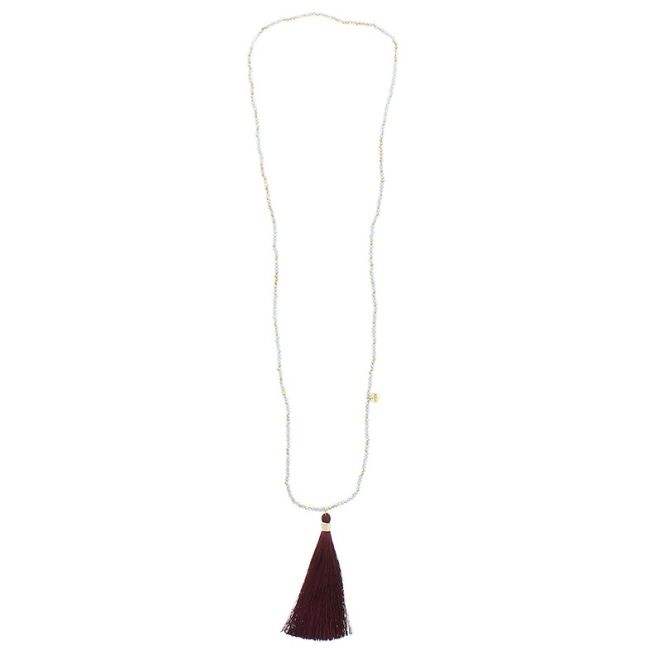 LONG PENDANT NECKLACE FRINGE