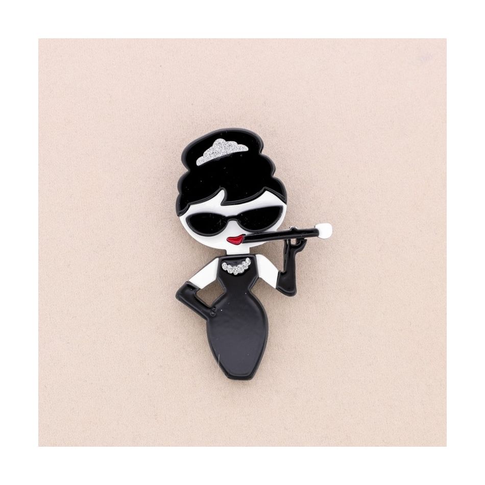 AUDREY RESIN BROOCH