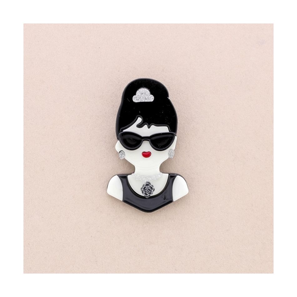 AUDREY RESIN BROOCH