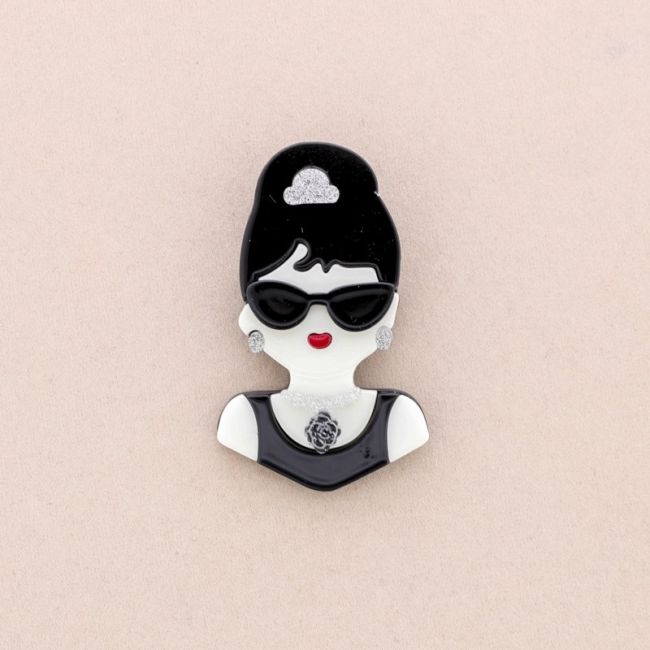 AUDREY RESIN BROOCH