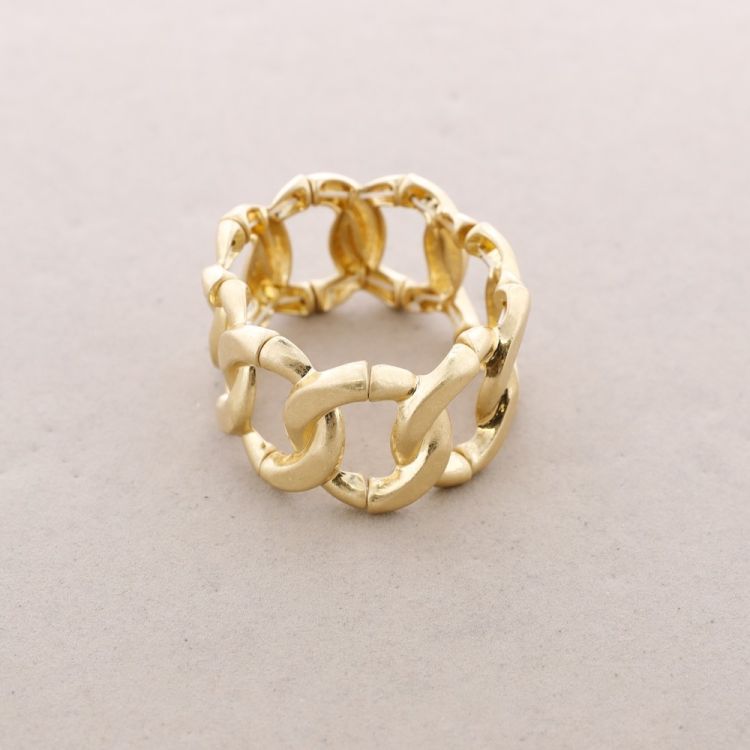 ELASTIC BRACELET WITH METAL LINKS