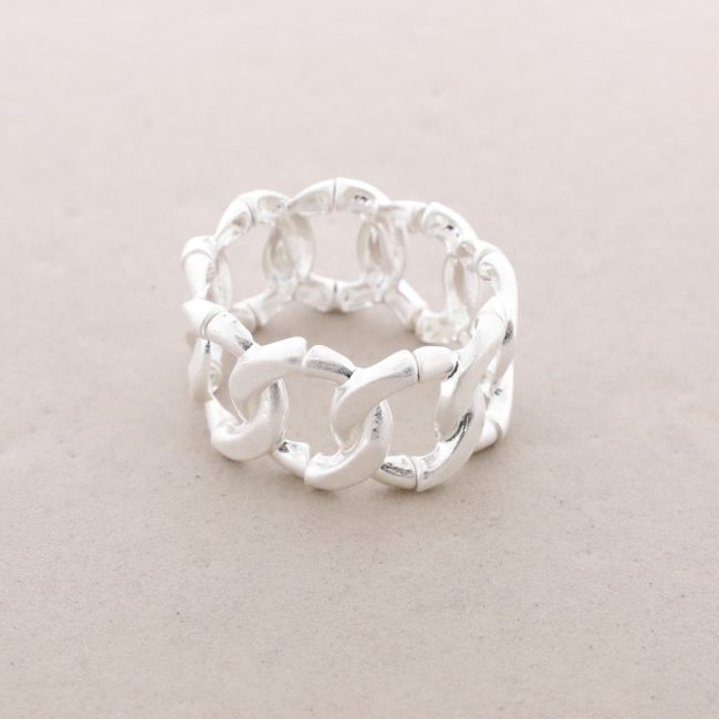 PULSERA ELÁSTICA ESLABONES METAL