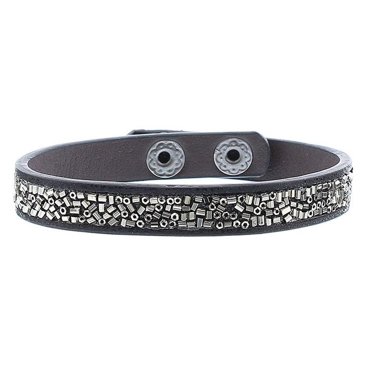 BEADED IMITATION LEATHER BRACELET 2