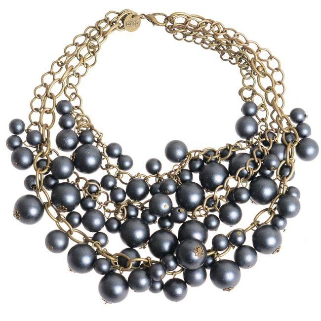 MULTI BALL SHORT NECKLACE
