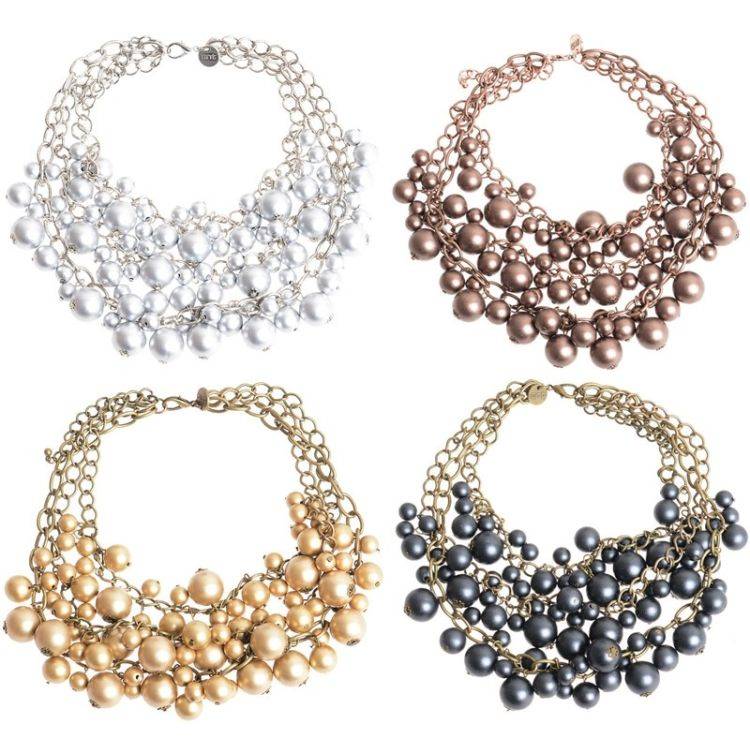 MULTI BALL SHORT NECKLACE 2