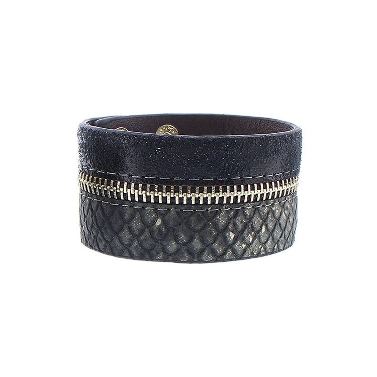 PULSERA BICOLOR CREMALLERA