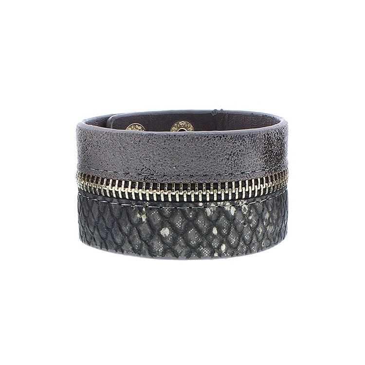 PULSERA BICOLOR CREMALLERA 2