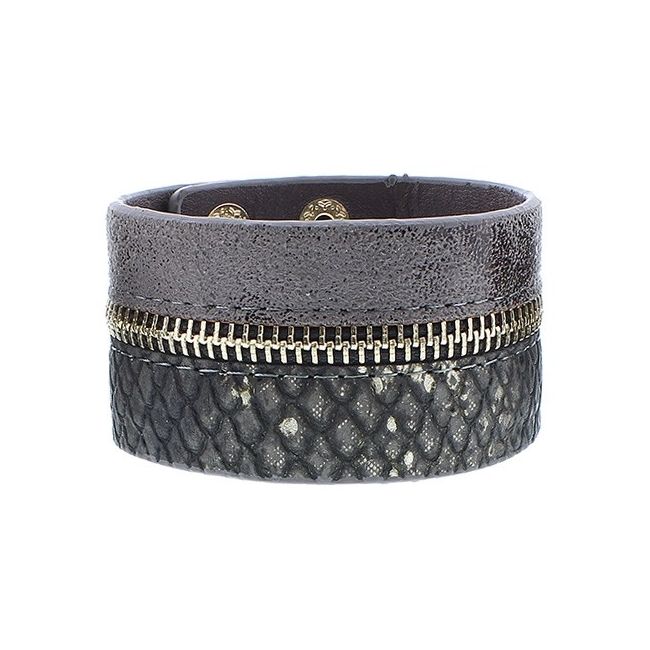 PULSERA BICOLOR CREMALLERA