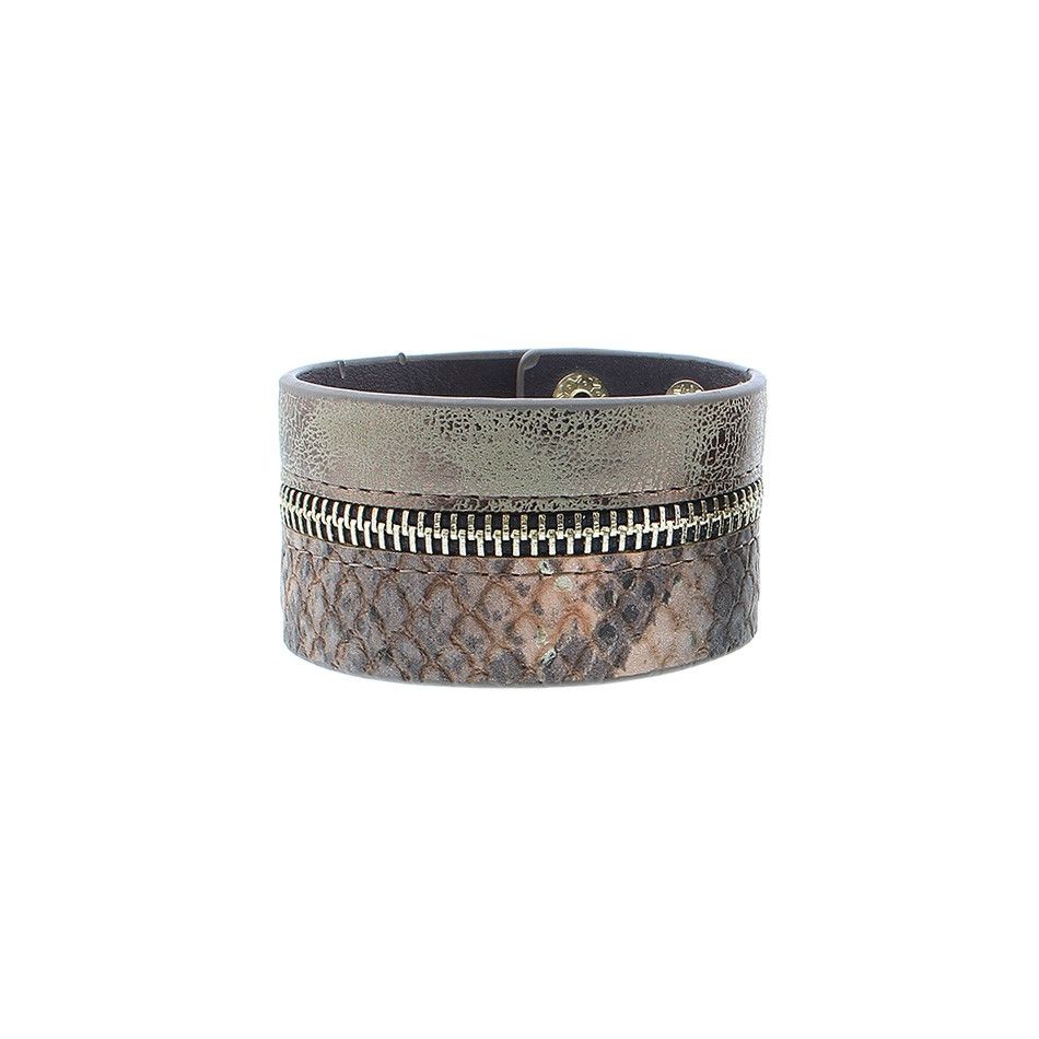 PULSERA BICOLOR CREMALLERA