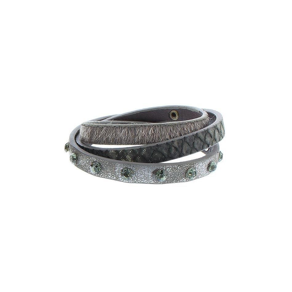 PULSERA 3 VUELTAS REMACHES