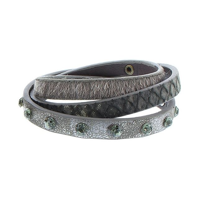 PULSERA 3 VUELTAS REMACHES