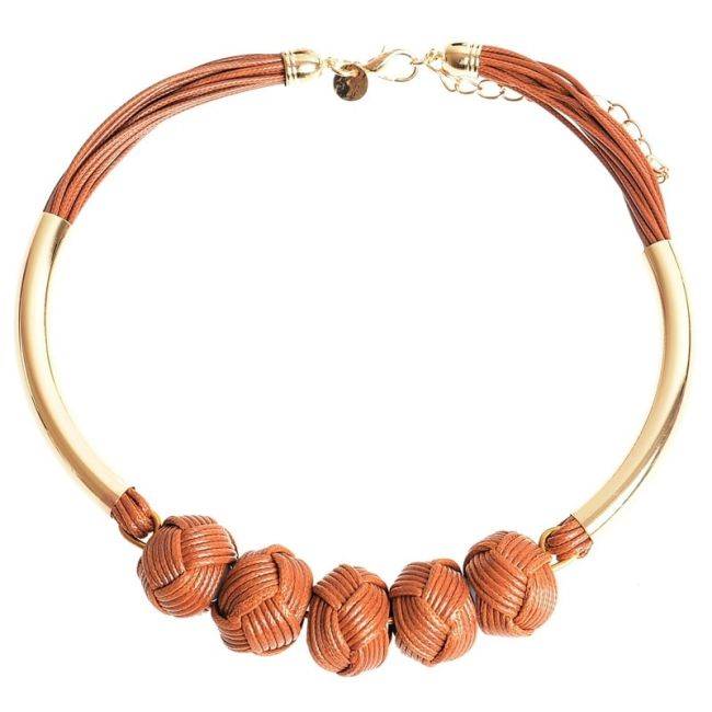 CHINESE KNOTS SHORT NECKLACE