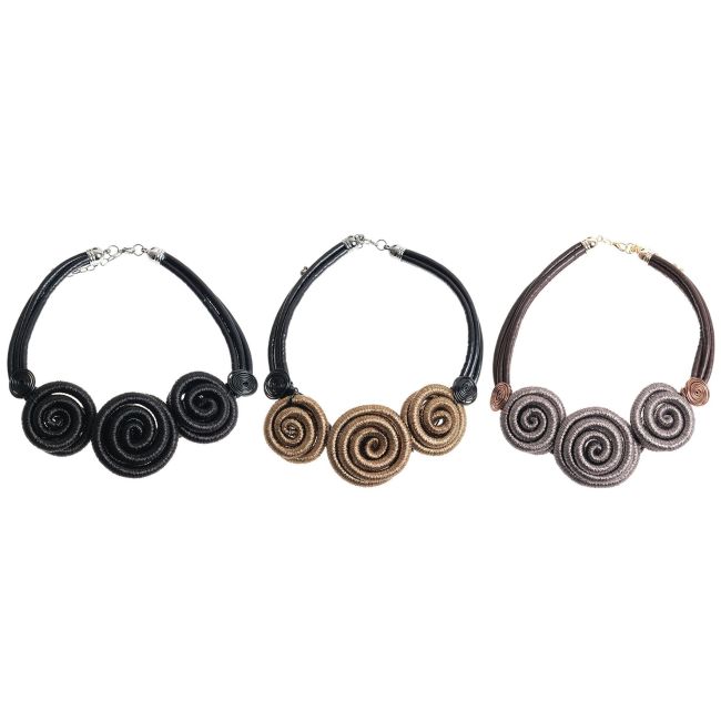 GARGANTILLA TRES ESPIRALES
