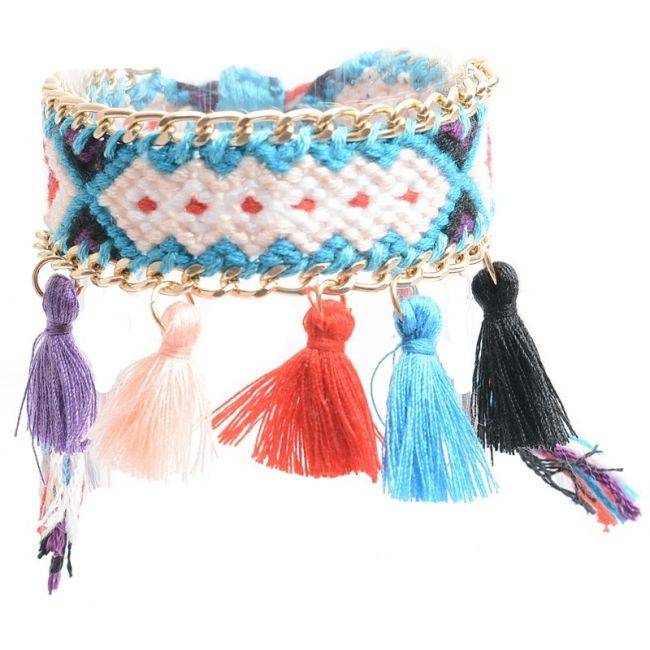 PULSERA ÉTNICA FLECOS