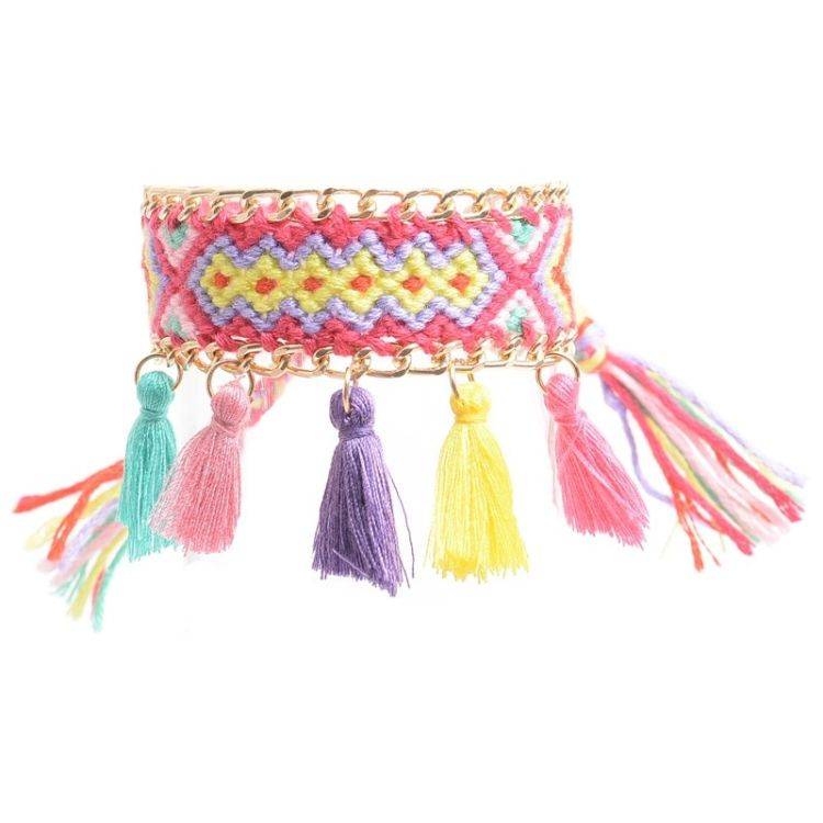 FRINGED ETHNIC BRACELET 2