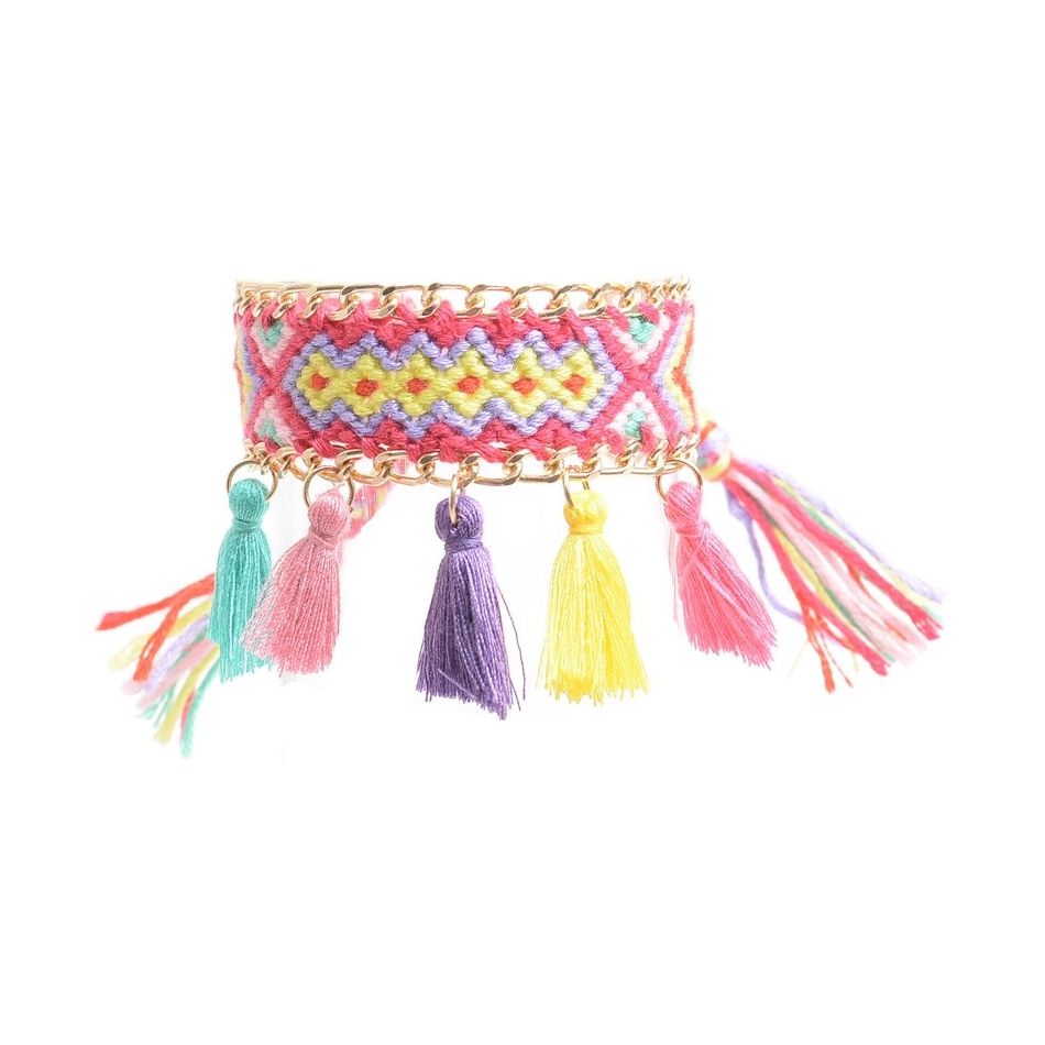PULSERA ÉTNICA FLECOS