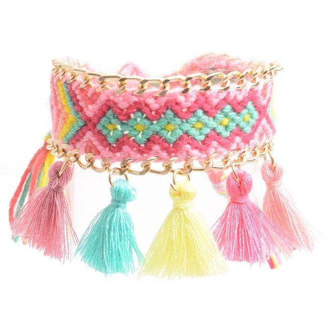 PULSERA ÉTNICA FLECOS