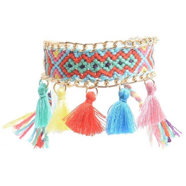 FRINGED ETHNIC BRACELET