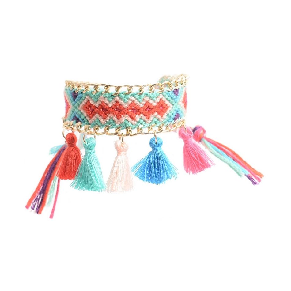 PULSERA ÉTNICA FLECOS