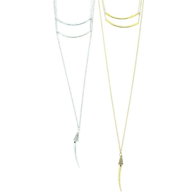 COLLAR FINO COLG. CUERNO