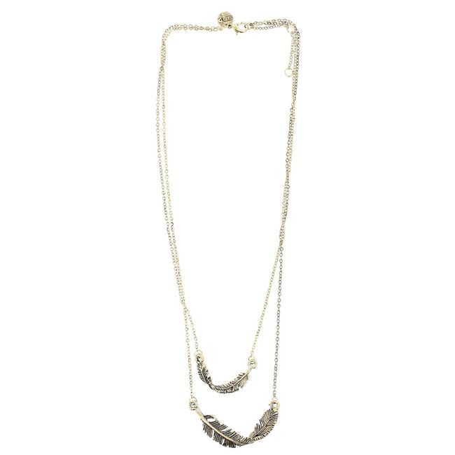 DOUBLE FINE PENDANT NECKLACE