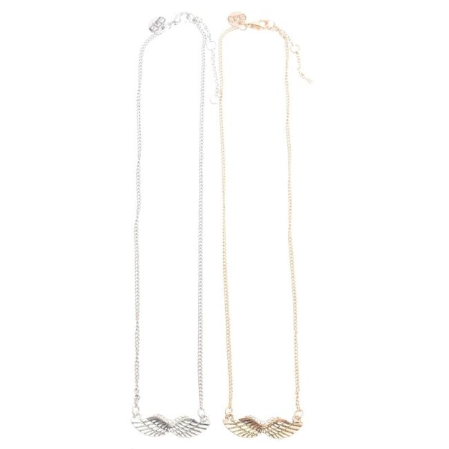 COLLAR FINO ALAS METAL