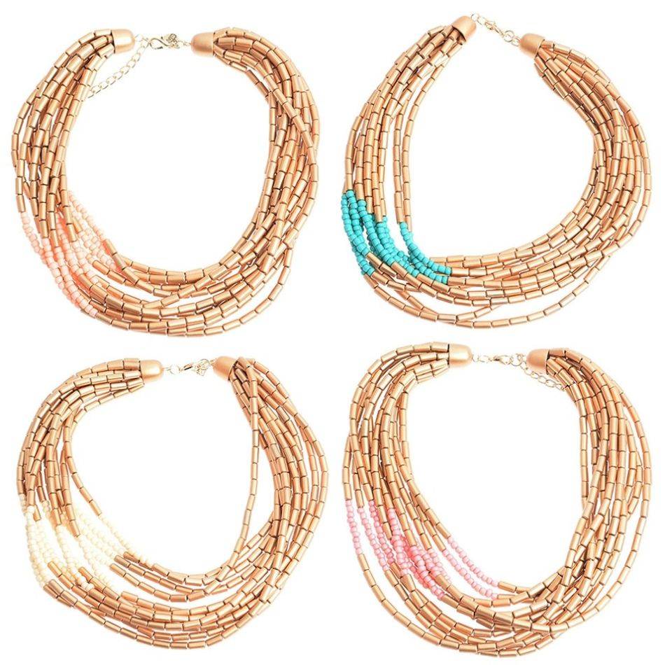 BEAD SHORT NECKLACE