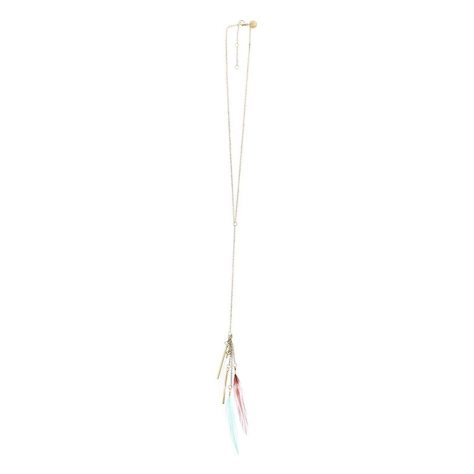 COLLAR LARGO COLG. PLUMA