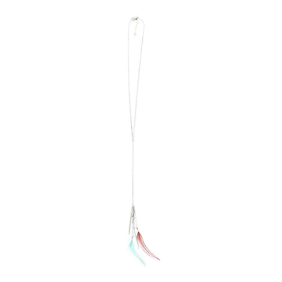 COLLAR LARGO COLG. PLUMA