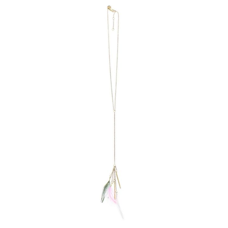 COLLAR LARGO COLG. PLUMA 2