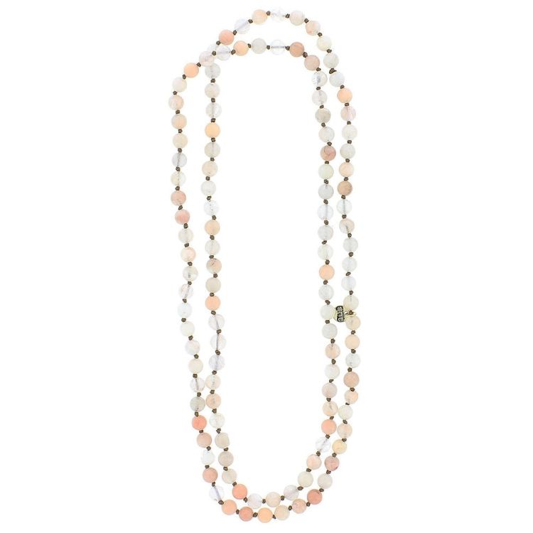 COLLAR LARGO BOLAS PIEDRA