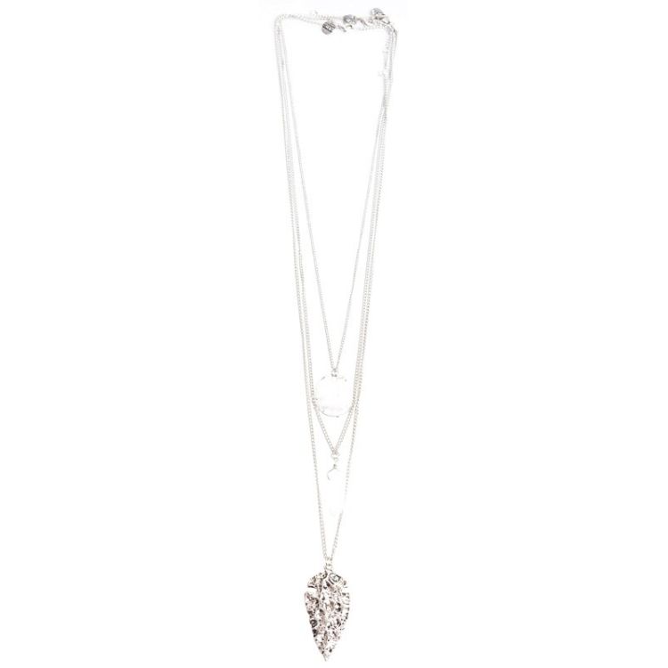 FINE TRIPLE PENDANT SHORT NECKLACE