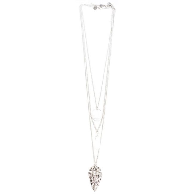 FINE TRIPLE PENDANT SHORT NECKLACE
