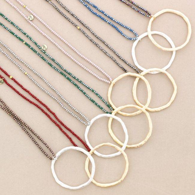 COLLAR LARGO COLG. ANILLA