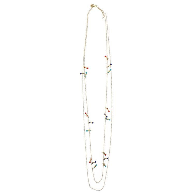 COLLAR LARGO FINO CADENA FLECOS 2