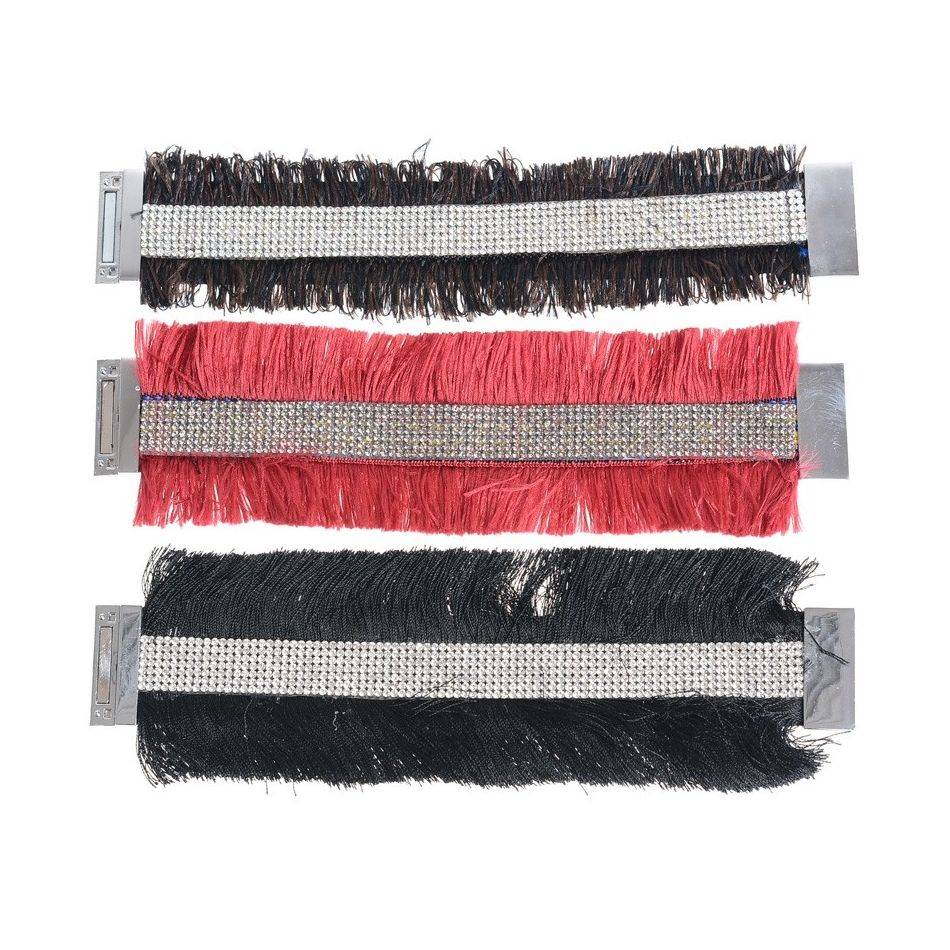 CRYSTAL FRINGE BRACELET