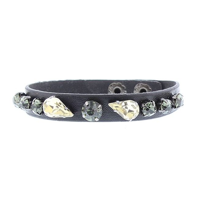 PULSERA IMI. CUERO CUENTAS